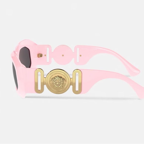 MENS COPY - Versace Medusa Sunglasses Pink Authentic - Picture 4 of 11